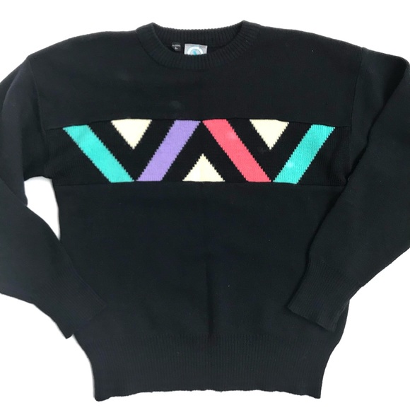 Mountain Goat Skiwear Vintage Wool Sweater by White Stag M - Picture 2 of 9